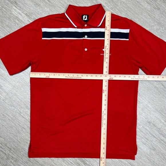 FootJoy Golf Polo Shirt Short Sleeve Men's L Rock Creek Cattle Company - Picture 6 of 7